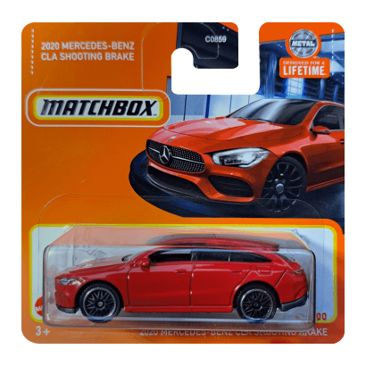 Машинка Велике Місто Matchbox 2020 Mercedes-Benz CLA Shooting Brake Showroom 1:64 HVP18 Red - Retromagaz