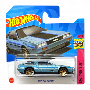 Машинка Базовая Hot Wheels DMC Delorean The `80S 1:64 HKG84 Silver - Retromagaz