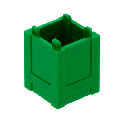 Емкость Lego 2шт Box Top Opening 2 x 2 x 2 61780 4548102 Green Б/У - Retromagaz