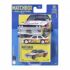 Машинка Premium Matchbox 1993 BMW E30 M3 Shell Collectors 1:64 HVW08 White - Retromagaz