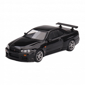 Машинка Premium MINI GT Nissan Skyline GT-R R34 1:64 Black