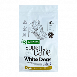 Сухой Корм Nature's Protection для Собак Nature's Protection Superior Care White Dogs Grain Free Adult Small&Mini Breeds Ягненок 1,5kg - Retromagaz