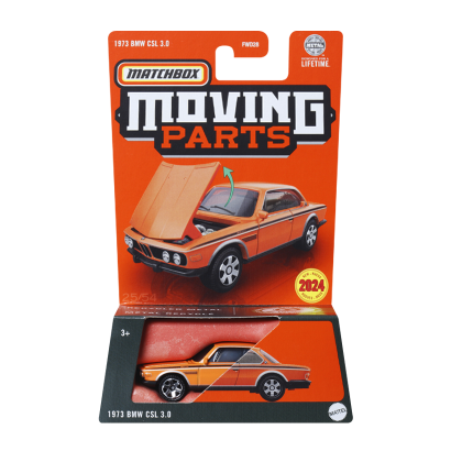 Тематична Машинка Matchbox 1973 BMW CSL 3.0 Moving Parts 1:64 FWD28/HVM70 Orange - Retromagaz