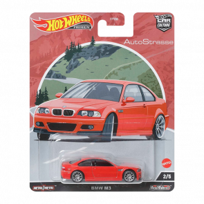 Машинка Premium Hot Wheels BMW M3 (E46) AutoStrasse 1:64 HCK19 Red