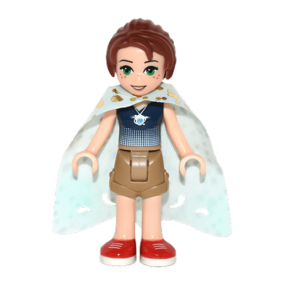 Фигурка Lego Elves Emily Jones Dark Tan Shorts Long Cape Friends elf023 Б/У - Retromagaz