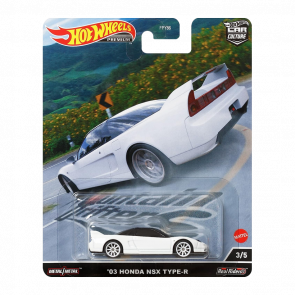 Машинка Premium Hot Wheels '03 Honda NSX Type-R Mountain Drifters 1:64 HCK00 White - Retromagaz