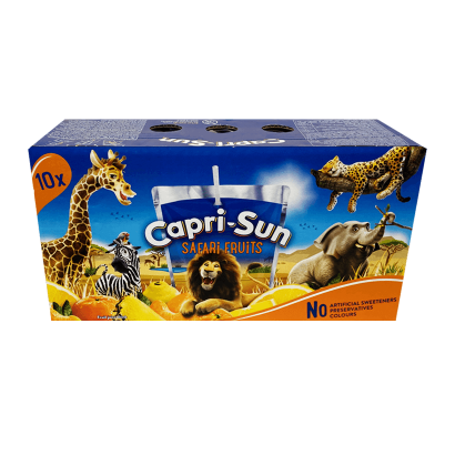 Набор Напиток Соковый Capri-Sun Safari Fruits 200ml 10шт - Retromagaz