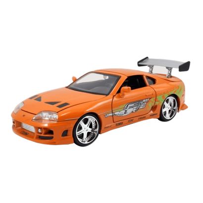 Машинка Jada Toyota Supra Fast & Furious 1:24 Orange - Retromagaz