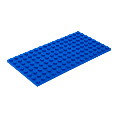 Пластина Lego Звичайна 2шт 8 x 16 92438 4610354 Blue Б/У - Retromagaz