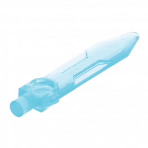 Оружие Lego Меч 4шт Blade with Bar 23860 6205367 Trans-Light Blue Б/У