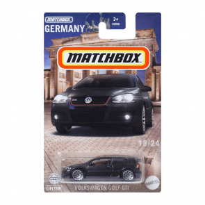 Тематична Машинка Matchbox Volkswagen Golf GTI Germany 1:64 HVV05/HVV34 Black