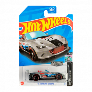 Машинка Базовая Hot Wheels '15 Mazda MX-5 Miata Zamac Modified 1:64 HKL27 Silver