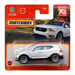 Машинка Велике Місто Matchbox Volvo XC40 Highway 1:64 HLC55 White - Retromagaz