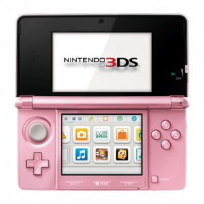 Консоль Nintendo 3DS Модифицированная 32GB Pearl Pink + 10 Встроенных Игр Б/У