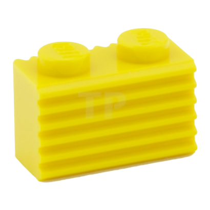 Кубик Lego Модифицированная 20шт Grille Fluted Profile 1 x 2 2877 287724 Yellow Б/У - Retromagaz