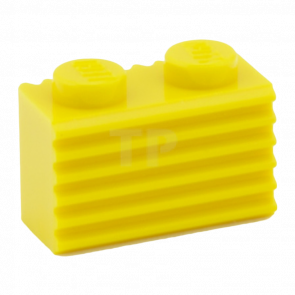 Кубик Lego Модифицированная 20шт Grille Fluted Profile 1 x 2 2877 287724 Yellow Б/У - Retromagaz