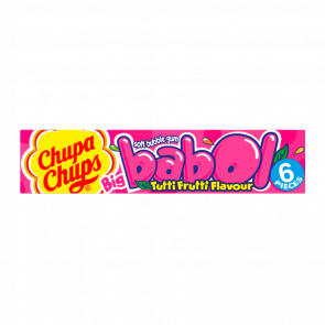 Жувальна Гумка Chupa Chups Big Babol Tutti Frutti 27.6g - Retromagaz