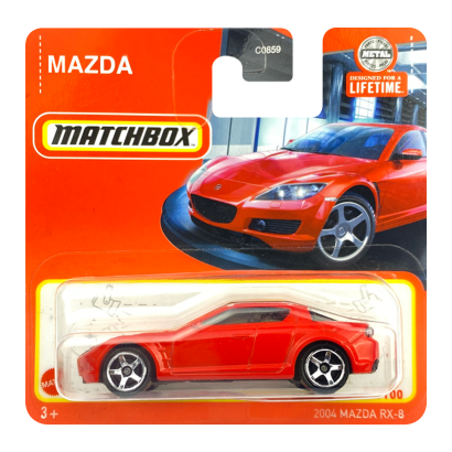 Машинка Велике Місто Matchbox 2004 Mazda RX-8 Showroom 1:64 HVN69 Red - Retromagaz