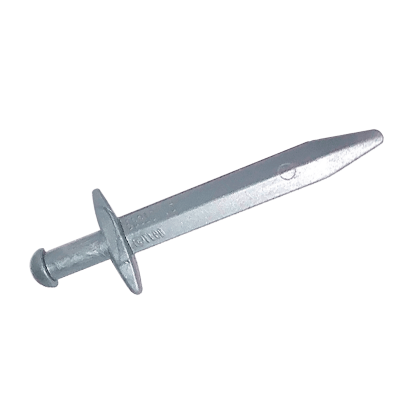 Оружие Lego Меч 2шт Greatsword Pointed 18031 98370 6078442 4653172 Flat Silver Б/У - Retromagaz