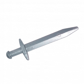 Оружие Lego Меч 2шт Greatsword Pointed 18031 98370 6078442 4653172 Flat Silver Б/У