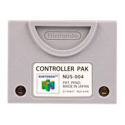 Карта Памяти Nintendo N64 NUS-004 Controller Pak 32KB Grey Б/У - Retromagaz