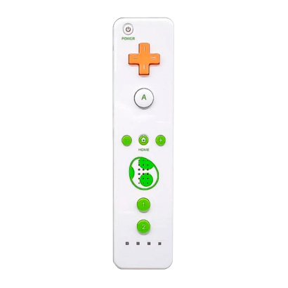 Контроллер Беспроводной RMC Wii Remote Plus Yoshi Limited Edition Green White Новый - Retromagaz