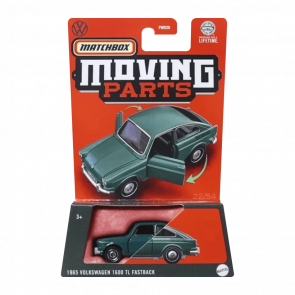 Тематична Машинка Matchbox 1965 Volkswagen 1600 TL Fastback Moving Parts 1:64 FWD28/HVN19 Green - Retromagaz