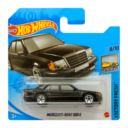 Машинка Базова Hot Wheels Mercedes-Benz 500 E Factory Fresh 1:64 GRX59 Black - Retromagaz