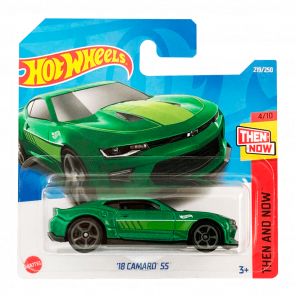 Машинка Базова Hot Wheels '18 Camaro SS Then and Now 1:64 HCV82 Green - Retromagaz