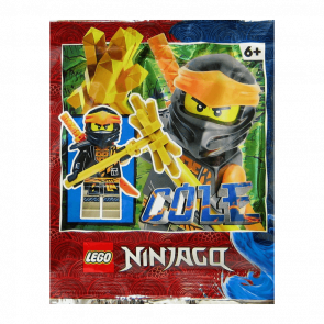 Конструктор Lego Фигурка Cole Foil Pack Shoulder Pad Ninjago 892290 njo720 Новый - Retromagaz