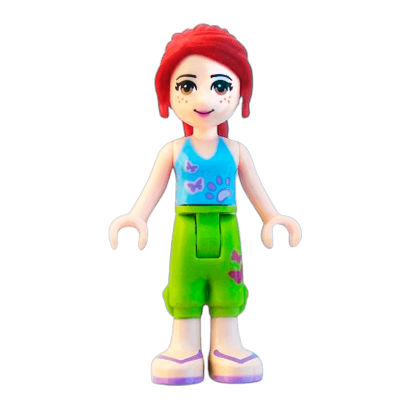 Фігурка Lego Girl Mia Lime Cropped Trousers Friends frnd016 Б/У - Retromagaz