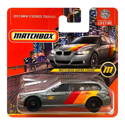 Машинка Велике Місто Matchbox 2012 BMW 3 Series Touring Super Chase Showroom 1:64 HVP25 Grey - Retromagaz