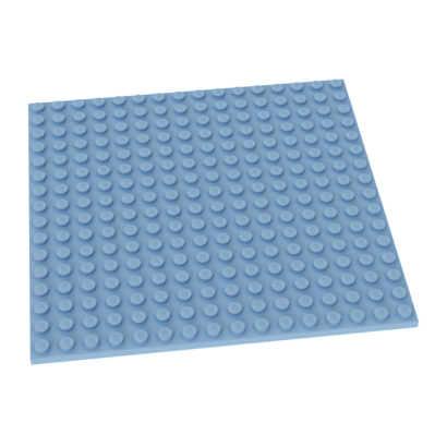 Пластина Lego Звичайна 16 x 16 91405 4600613 Bright Light Blue Б/У - Retromagaz