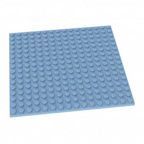 Пластина Lego Звичайна 16 x 16 91405 4600613 Bright Light Blue Б/У - Retromagaz