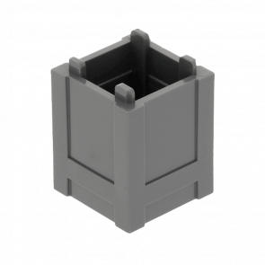 Ємність Lego 4шт Box Top Opening 2 x 2 x 2 61780 4520307 Dark Bluish Grey Б/У - Retromagaz