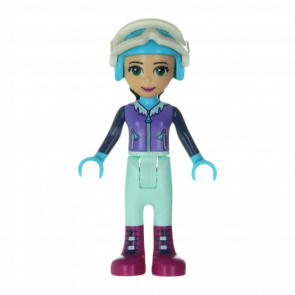 Фігурка Lego Girl Emma Light Aqua Trousers Friends frnd216 1 Б/У - Retromagaz