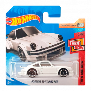 Машинка Базовая Hot Wheels Porsche 934 Turbo RSR Then and Now 1:64 FJX89 White - Retromagaz