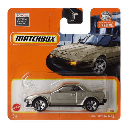 Машинка Велике Місто Matchbox 1984 Toyota MR2 Roadtrip 1:64 HVP17 Grey - Retromagaz