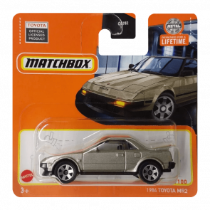 Машинка Велике Місто Matchbox 1984 Toyota MR2 Roadtrip 1:64 HVP17 Grey