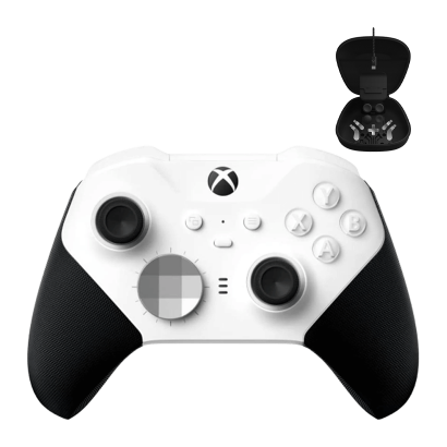 Набор Геймпад Беспроводной Microsoft Xbox Series Elite Core Controller Version 2 White Новый  + Набор Complete Component Pack Black - Retromagaz