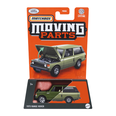 Тематична Машинка Matchbox 1975 Range Rover Moving Parts 1:64 FWD28/HVN07 Green - Retromagaz