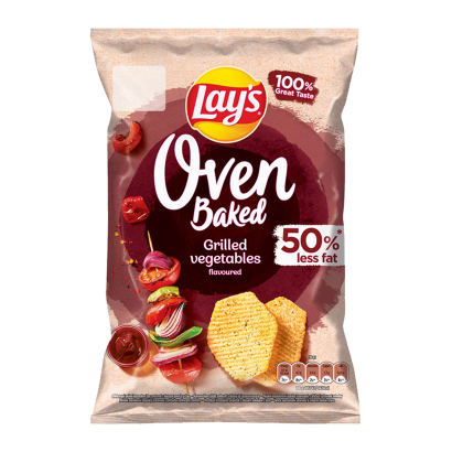 Чіпси Lay's Oven Baked зі Смаком Овочей Гриль 110g - Retromagaz