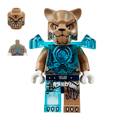 Фигурка Lego Saber-Tooth Tiger Tribe Strainor Legends of Chima loc099 1 Б/У - Retromagaz