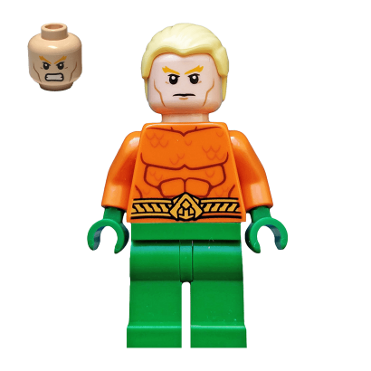 Фігурка Lego DC Aquaman Bright Light Yellow Short Hair Super Heroes sh0533 Б/У - Retromagaz