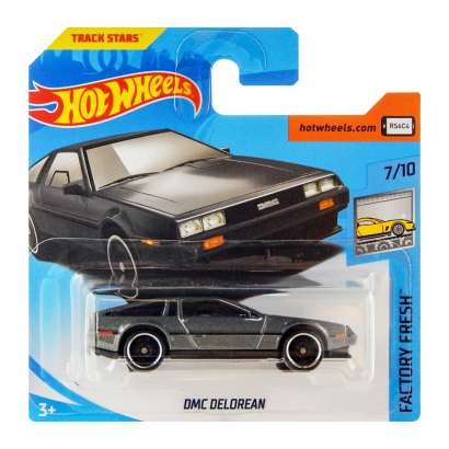 Машинка Базовая Hot Wheels DMC Delorean Factory Fresh 1:64 FJW11 Dark Grey - Retromagaz