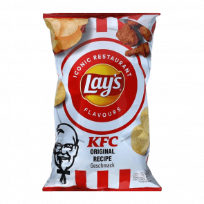 Чіпси Lay's Iconic Restaurant KFC зі Смаком Курячих Крилець 150g - Retromagaz