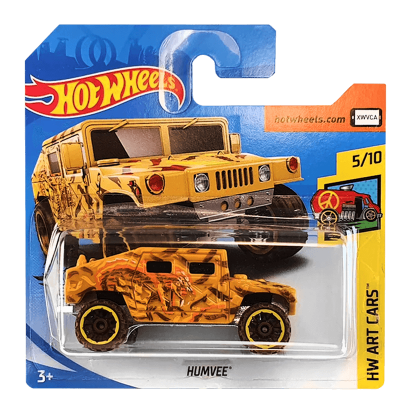 Машинка Базовая Hot Wheels HMMWV Humvee Art Cars 1:64 GHC17 Tan - Retromagaz