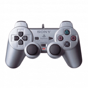 Геймпад Дротовий Sony PlayStation 2 DualShock 2 Silver Б/У Відмінний