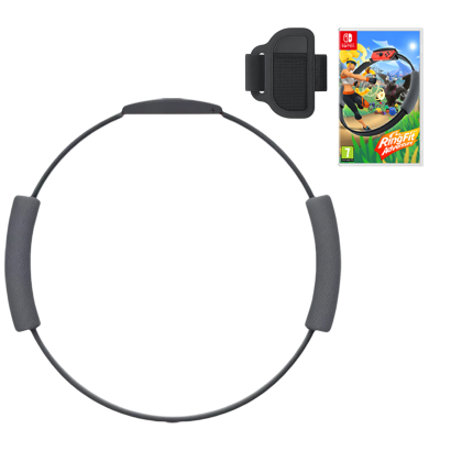 Контроллер Беспроводной Nintendo Switch Ring Fit Adventure Black Б/У - Retromagaz