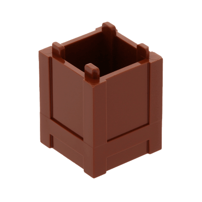 Ємність Lego 4шт Box Top Opening 2 x 2 x 2 61780 4520638 Reddish Brown Б/У - Retromagaz